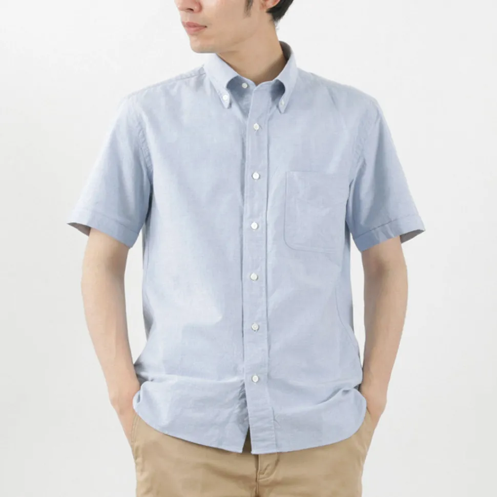 ROCOCO / Premium Oxford Short Sleeve Button Down Shirt