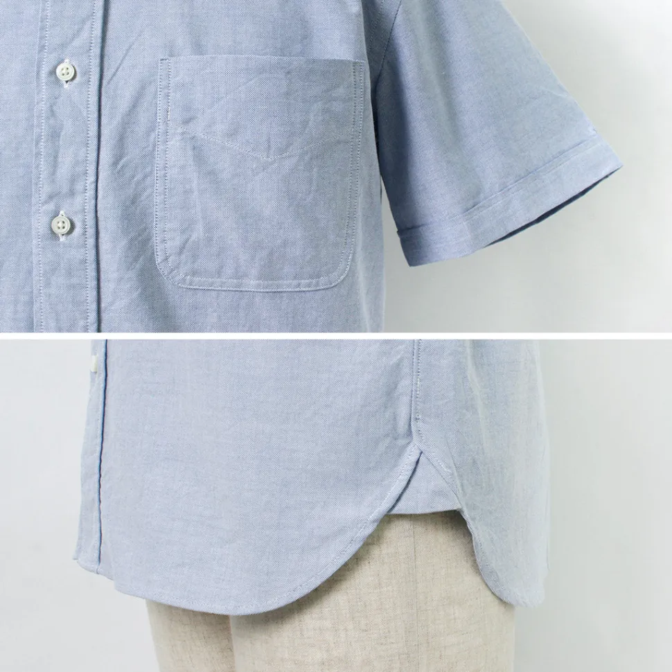 ROCOCO / Premium Oxford Short Sleeve Button Down Shirt