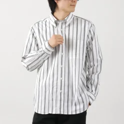 ROCOCO / Random Stripe Button Down Shirt Classic Fit