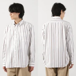 ROCOCO / Random Stripe Button Down Shirt Classic Fit