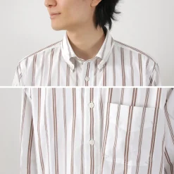ROCOCO / Random Stripe Button Down Shirt Classic Fit