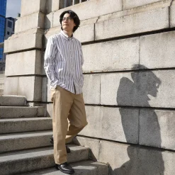 ROCOCO / Random Stripe Button Down Shirt Classic Fit