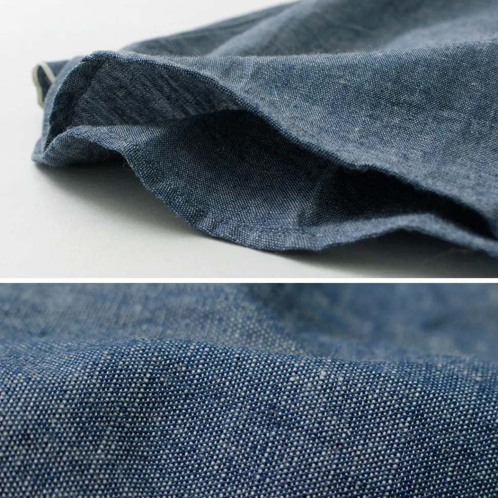 ROCOCO / Selvage Chambray S/S Button Down Shirt
