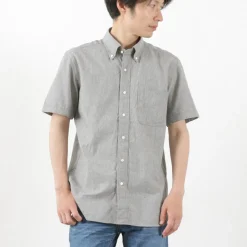 ROCOCO / Selvage Chambray S/S Button Down Shirt