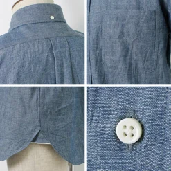 ROCOCO / Selvage Chambray S/S Button Down Shirt