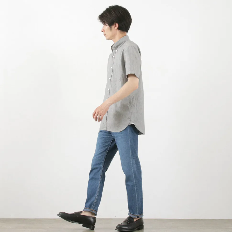 ROCOCO / Selvage Chambray S/S Button Down Shirt
