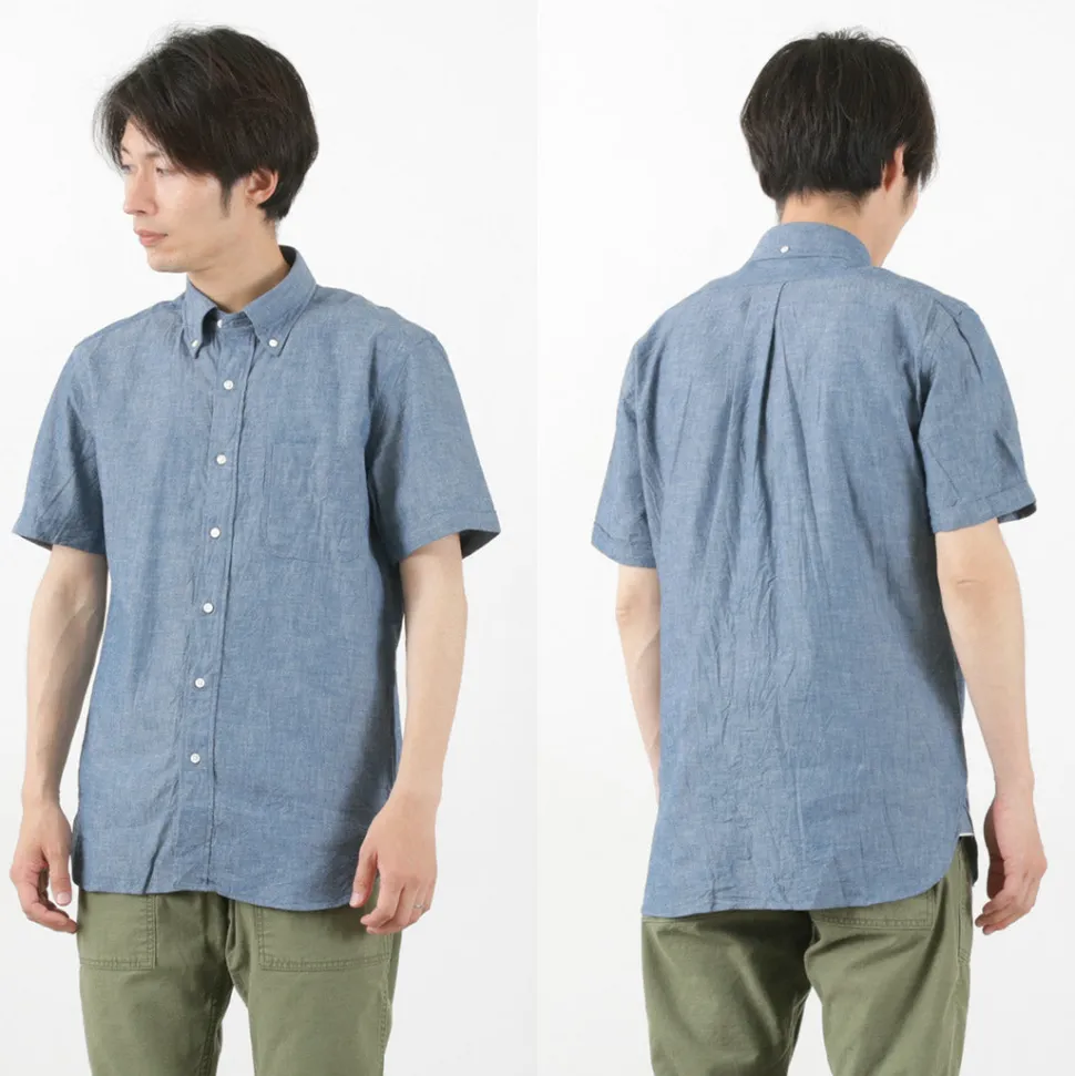 ROCOCO / Selvage Chambray S/S Button Down Shirt