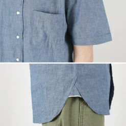 ROCOCO / Selvage Chambray S/S Button Down Shirt