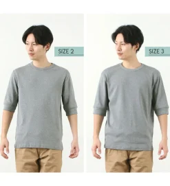 ROCOCO / Smooth Cotton Ribbed Crew T-Shirt