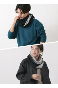 ROCOCO / 2-Tone Snood Reversible Imabari Scarf