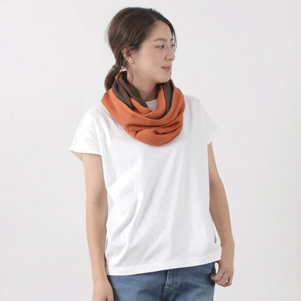 ROCOCO / 2-Tone Snood Reversible Imabari Scarf