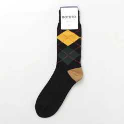 ROTOTO / Argyle Crew Socks