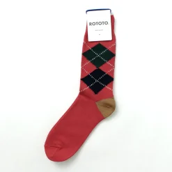 ROTOTO / Argyle Crew Socks