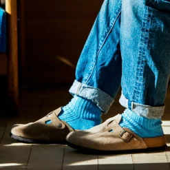 ROTOTO / Cotton Waffle Crew Socks