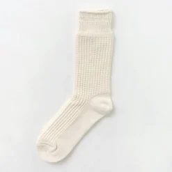 ROTOTO / Cotton Waffle Crew Socks