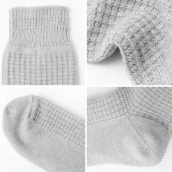 ROTOTO / Cotton Waffle Crew Socks