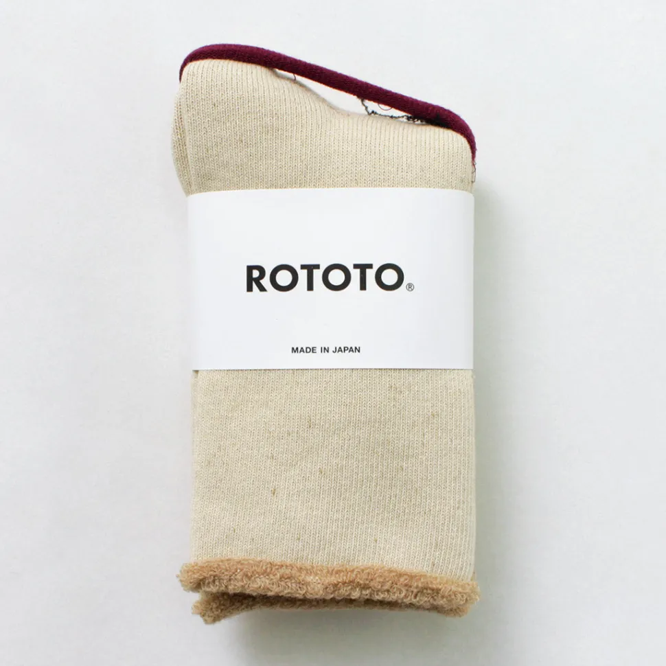 ROTOTO / Double Face Cozy Sleeping Socks Extra Fine Merino