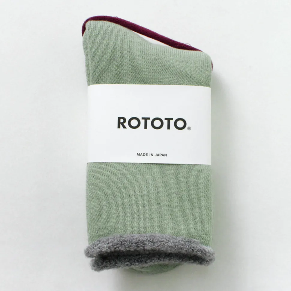 ROTOTO / Double Face Cozy Sleeping Socks Extra Fine Merino