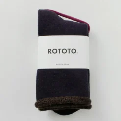ROTOTO / Double Face Cozy Sleeping Socks Extra Fine Merino