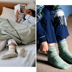 ROTOTO / Double Face Cozy Sleeping Socks Extra Fine Merino