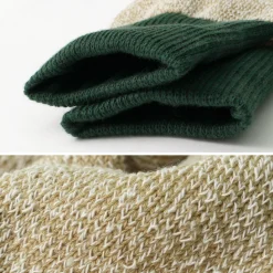 ROTOTO / Double Face Crew Socks Silk & Cotton