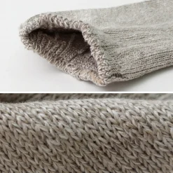 ROTOTO / Linen Cotton Rib Socks Short