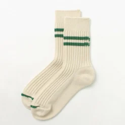 ROTOTO / Merino Lambs Wool Striped Socks