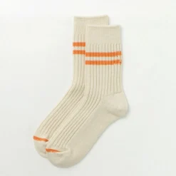 ROTOTO / Merino Lambs Wool Striped Socks