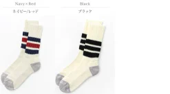 ROTOTO / R1255 Coarse Ribbed Old School Socks