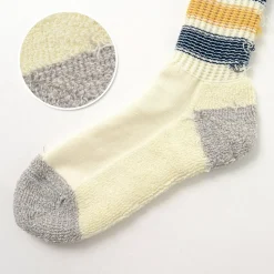 ROTOTO / R1255 Coarse Ribbed Old School Socks
