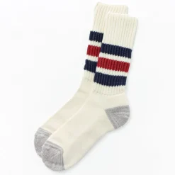 ROTOTO / R1255 Coarse Ribbed Old School Socks