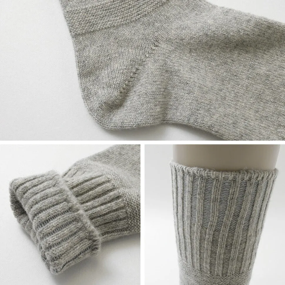 ROTOTO / R1378 Gandy pattern crew socks