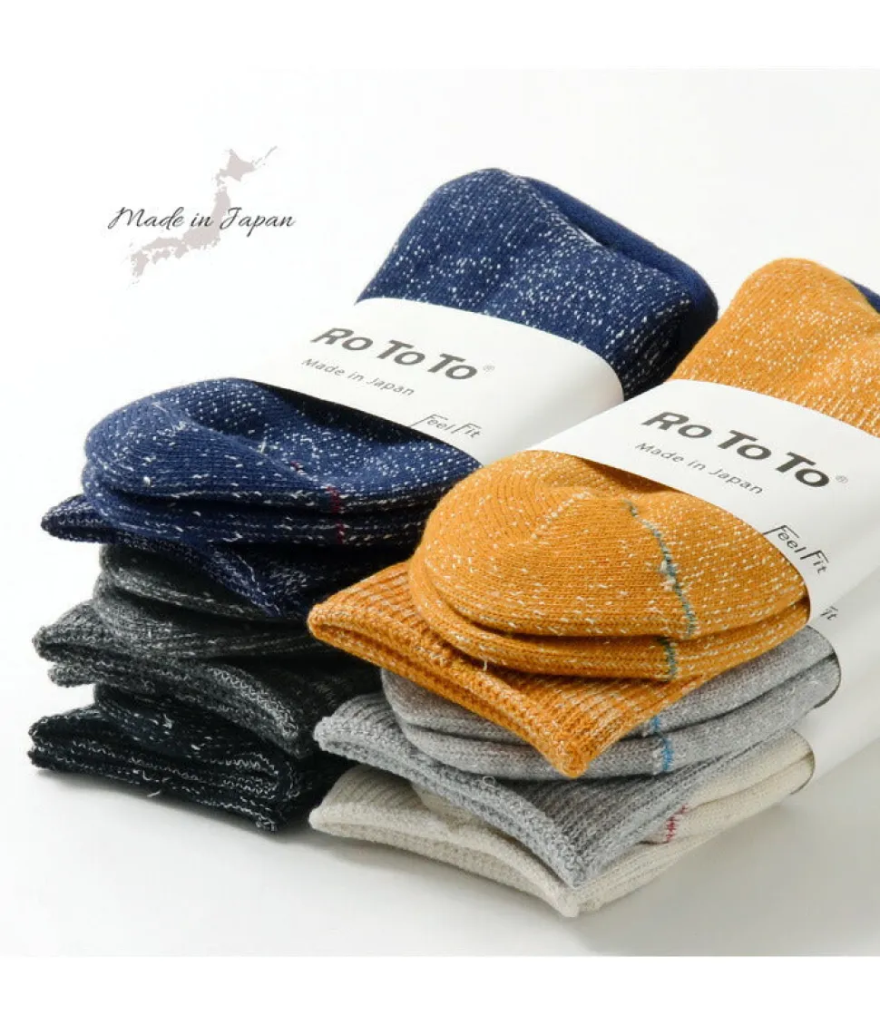 ROTOTO / R1066 Japanese Paper Pile Socks