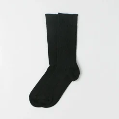 ROTOTO / R1461 linen cotton ribbed socks