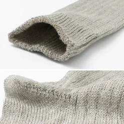 ROTOTO / R1461 linen cotton ribbed socks