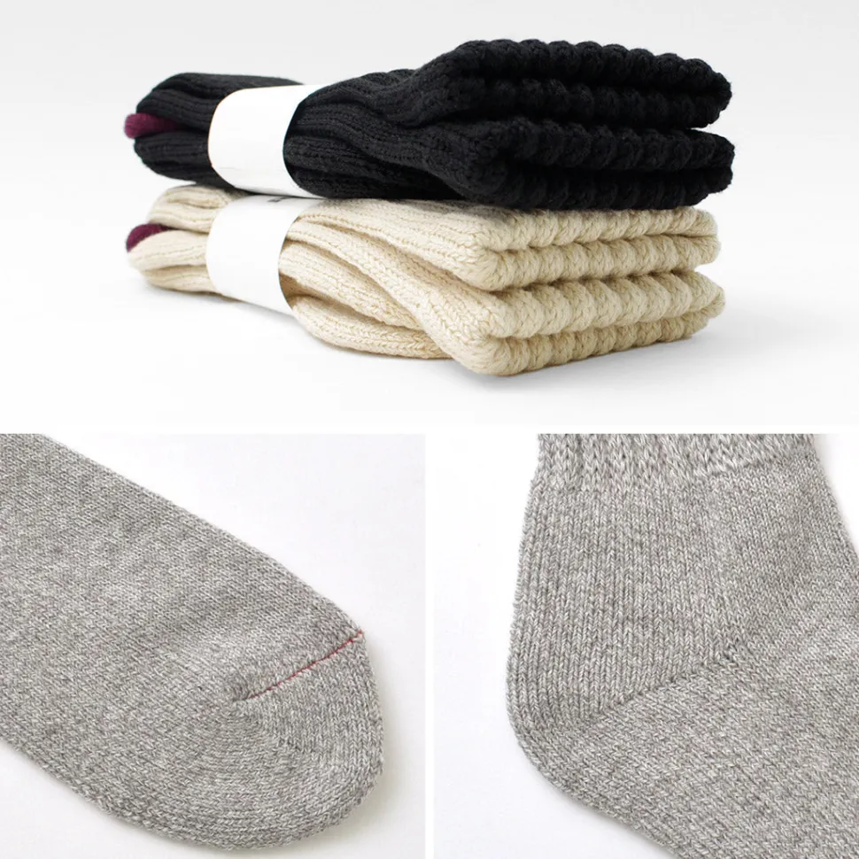 ROTOTO / R1334 Loose pile crew socks