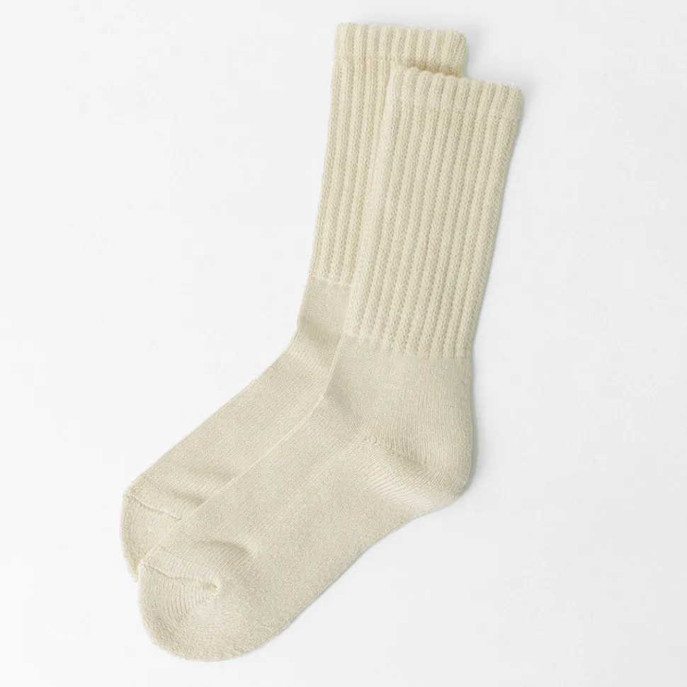 ROTOTO / R1334 Loose pile crew socks