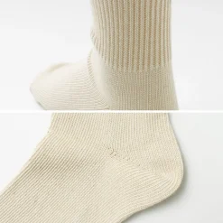 ROTOTO / R1427 Organic Daily 3 Pack Ribbed Crew Socks