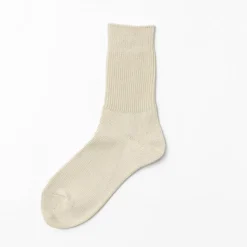 ROTOTO / R1427 Organic Daily 3 Pack Ribbed Crew Socks