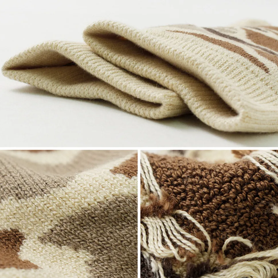 ROTOTO / R1339 Pile camo crew socks