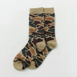 ROTOTO / R1339 Pile camo crew socks
