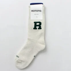 ROTOTO / Raffy Sweat Socks R Logo