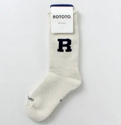 ROTOTO / Raffy Sweat Socks R Logo