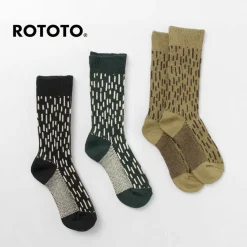 ROTOTO / Raindrop Crew Socks