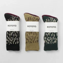 ROTOTO / Raindrop Crew Socks