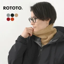 ROTOTO / Seamless Neck Warmer Merino Optimo and Cashmere