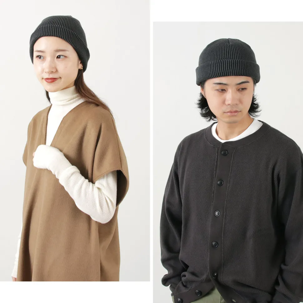 ROTOTO / Super soft 2-way beanie Stripe