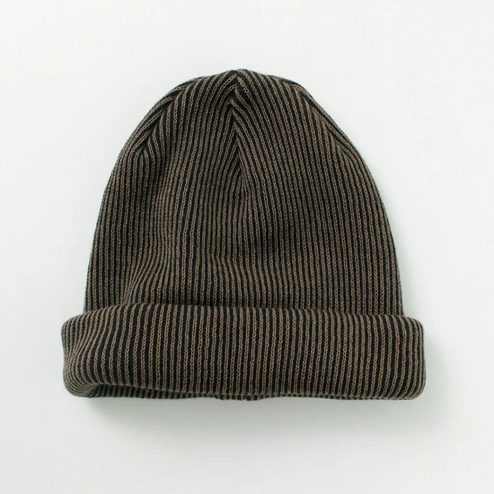 ROTOTO / Super soft 2-way beanie Stripe