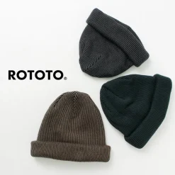 ROTOTO / Super soft 2-way beanie Stripe