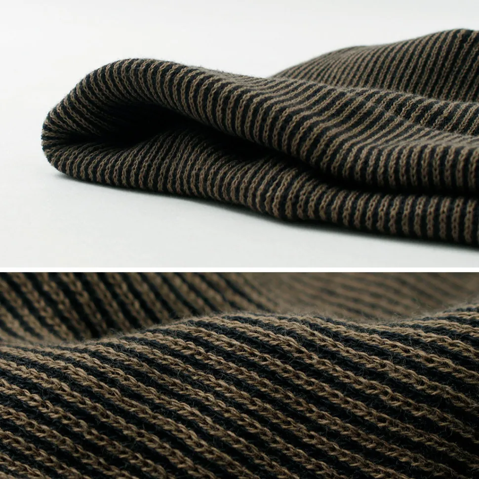 ROTOTO / Super soft 2-way beanie Stripe